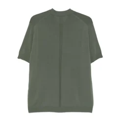 Lichtgewicht Viscose Gebreide Poloshirt