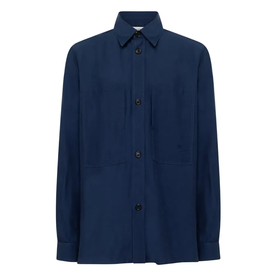 Linnen en Viscose Overshirt