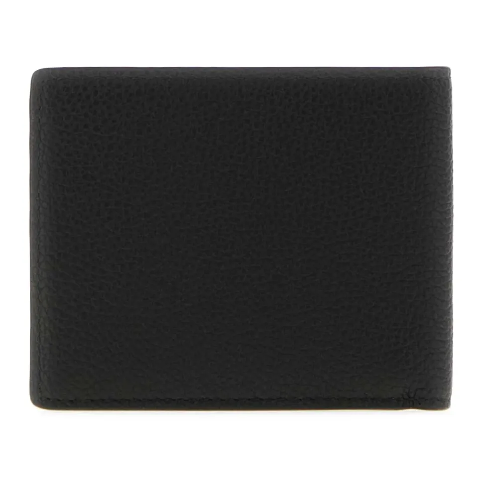Logo Plaque Bifold Portemonnee
