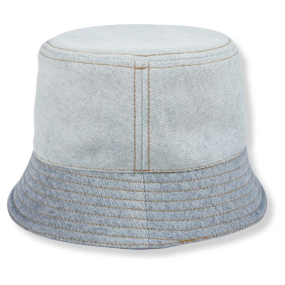 Logo Denim Bucket Hat