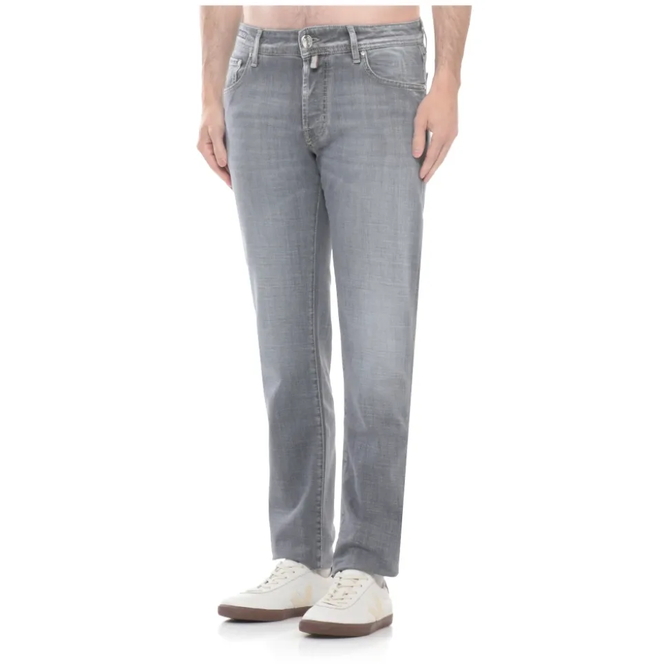 Logo Patch Slim-fit Jeans