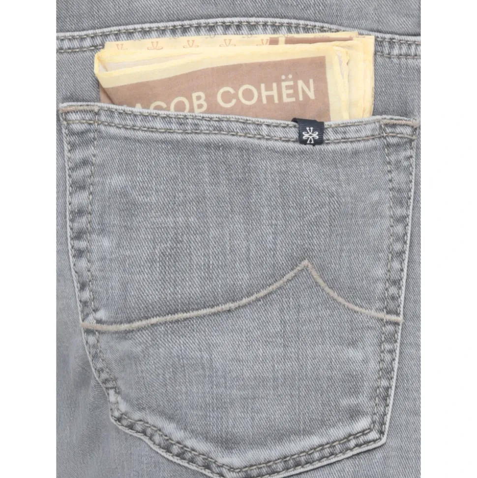 Logo Patch Slim-fit Jeans