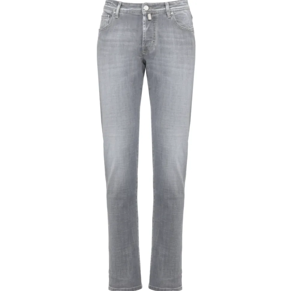 Logo Patch Slim-fit Jeans