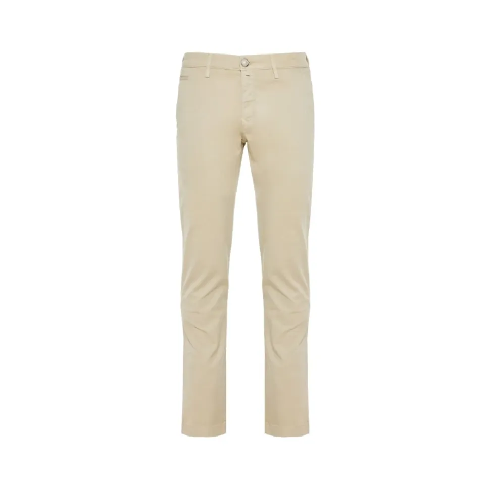 Logo Plaque Straight-leg Pantalon