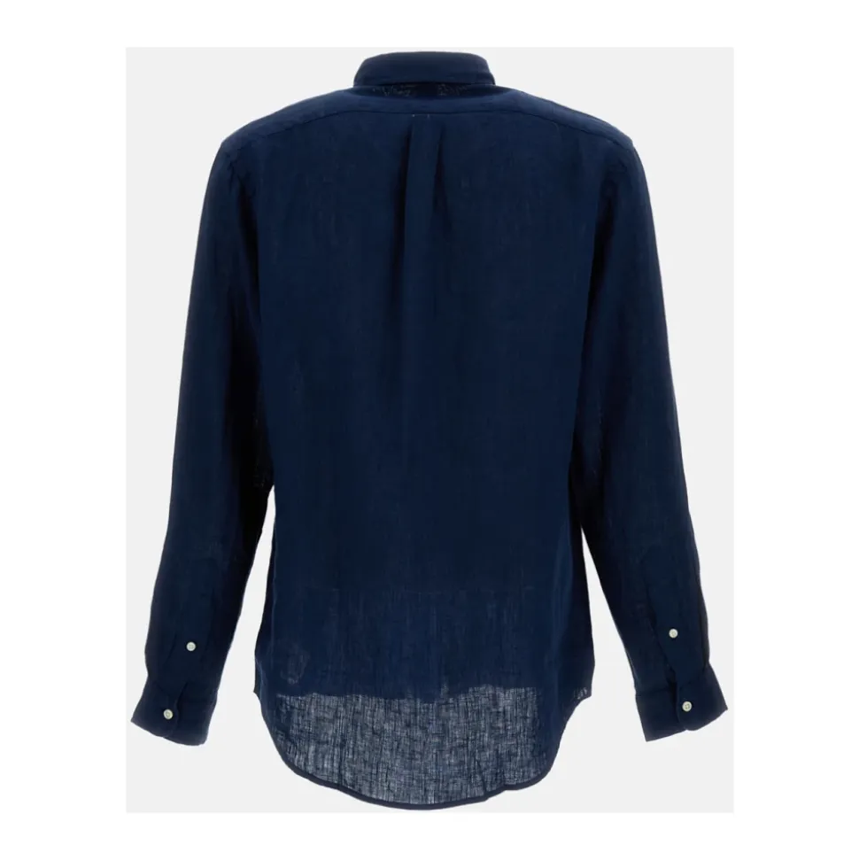 Long-Sleeve Linen Shirt