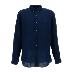 Long-Sleeve Linen Shirt