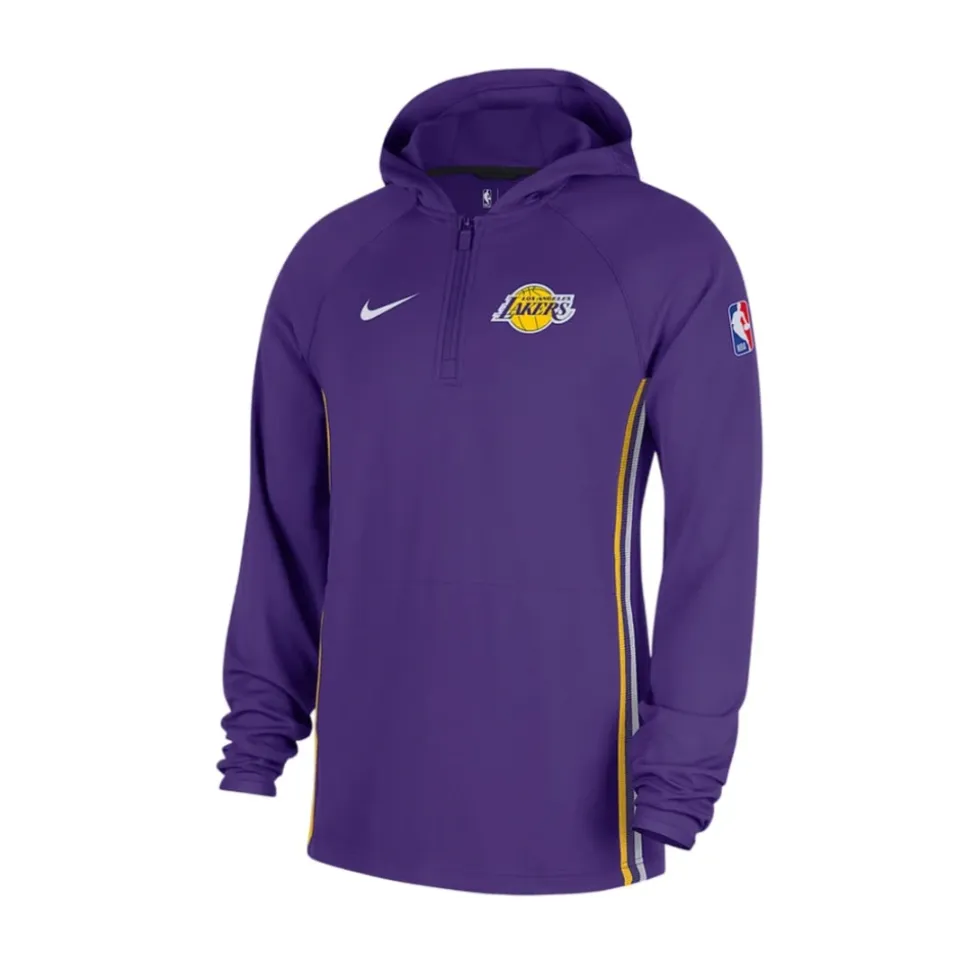 Los Angeles Lakers Zoned 1/4-Zip Hoodie