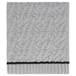 Luxe Cable-Knit Cashmere Sjaal