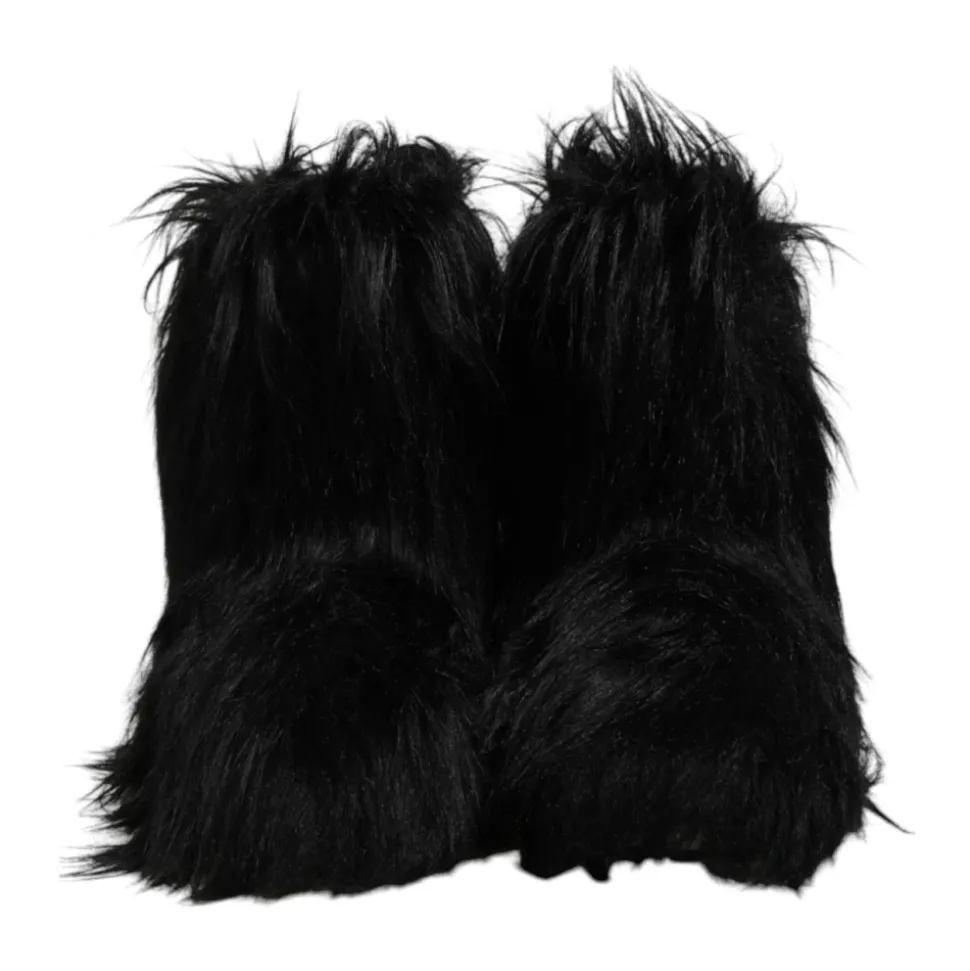 Luxe Faux Fur Mid-Calf Laarzen