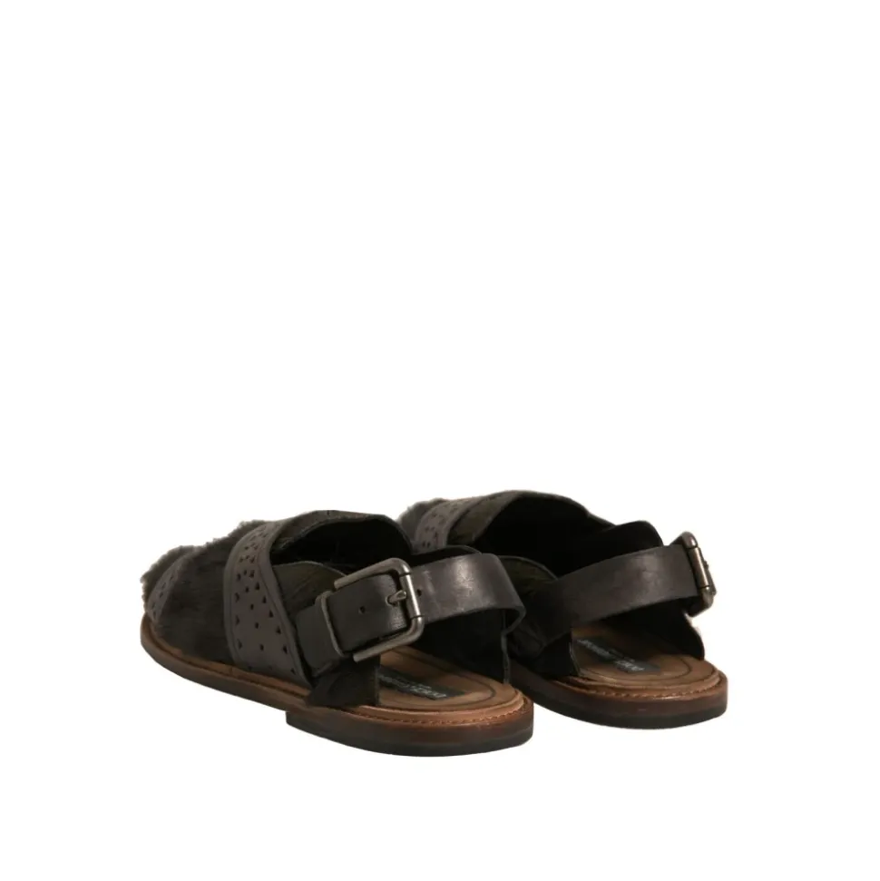 Luxe Haar Kalfs Sandalen Model