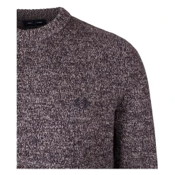 Maglione in filato ritorto mél