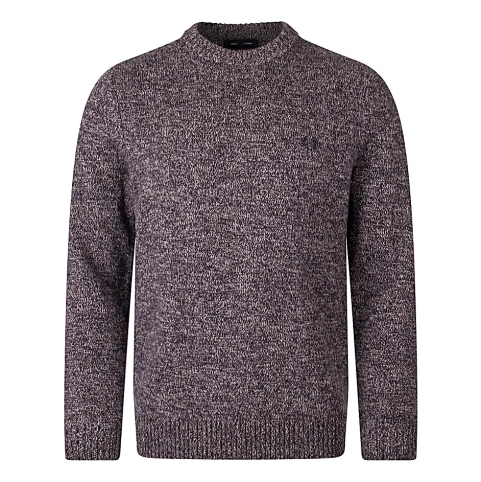Maglione in filato ritorto mél