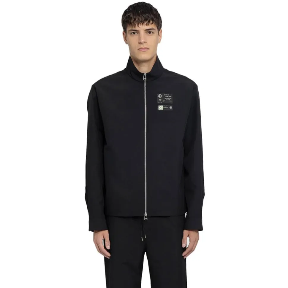 Mark Logo-Patch Zipped Jacket