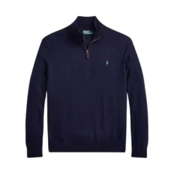 Merino Wol Half-Zip Trui