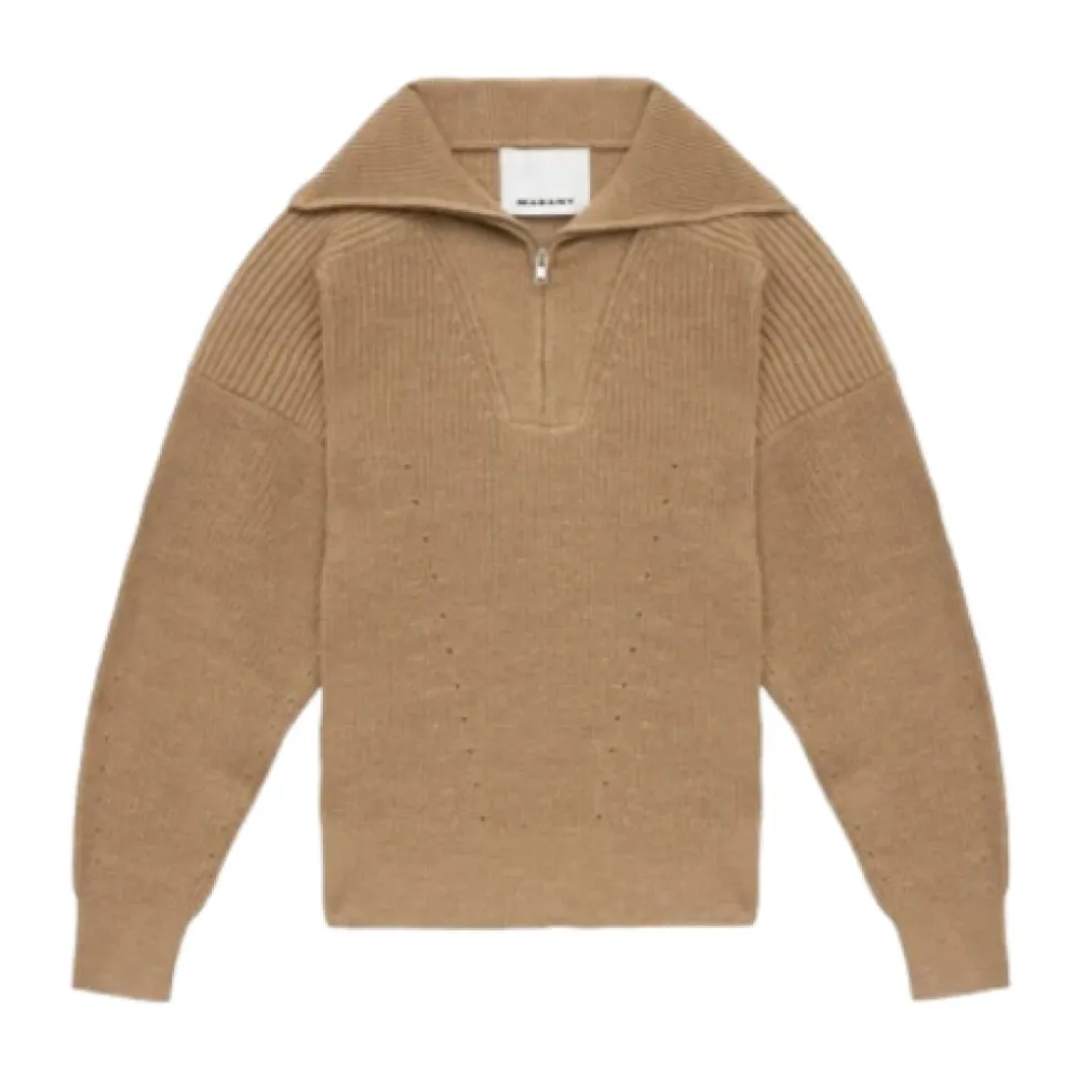 Merino Wol Zip-Up Sweater