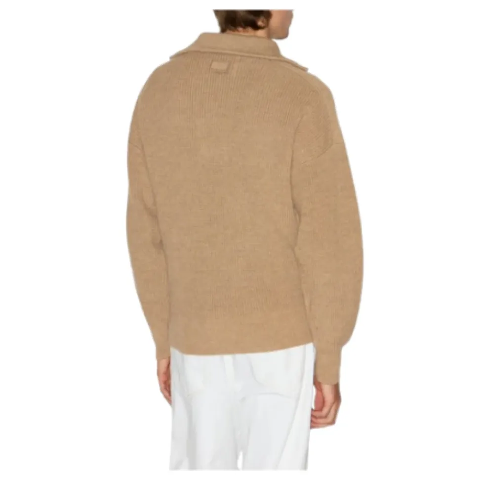 Merino Wol Zip-Up Sweater