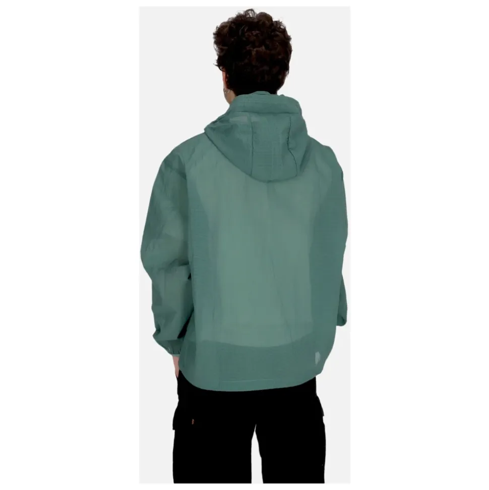 Mesh Hoodie met gezichtsbescherming