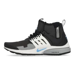 Mid Utility Hoge Stoffen Sneaker Antraciet/Blauw/Wit