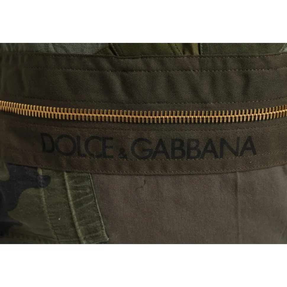 Military Green Patchwork Rugzak