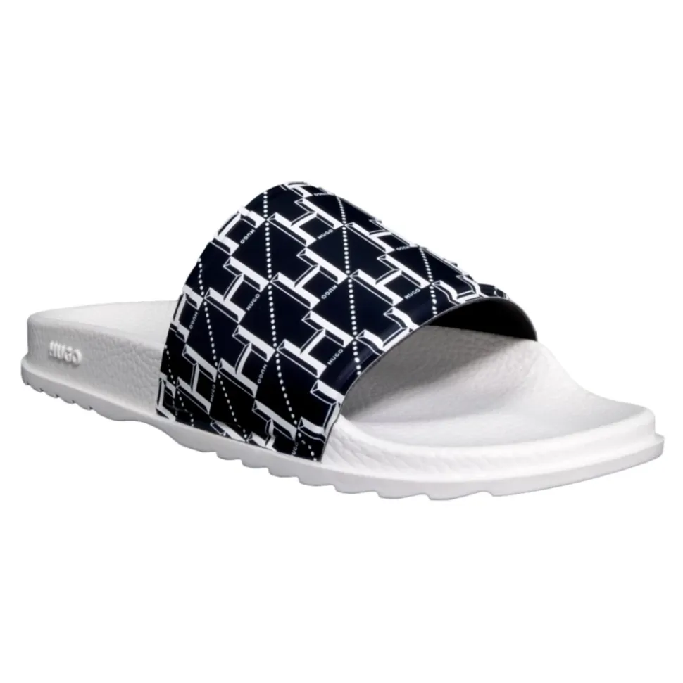 Moderne Open Achter Slides Wit