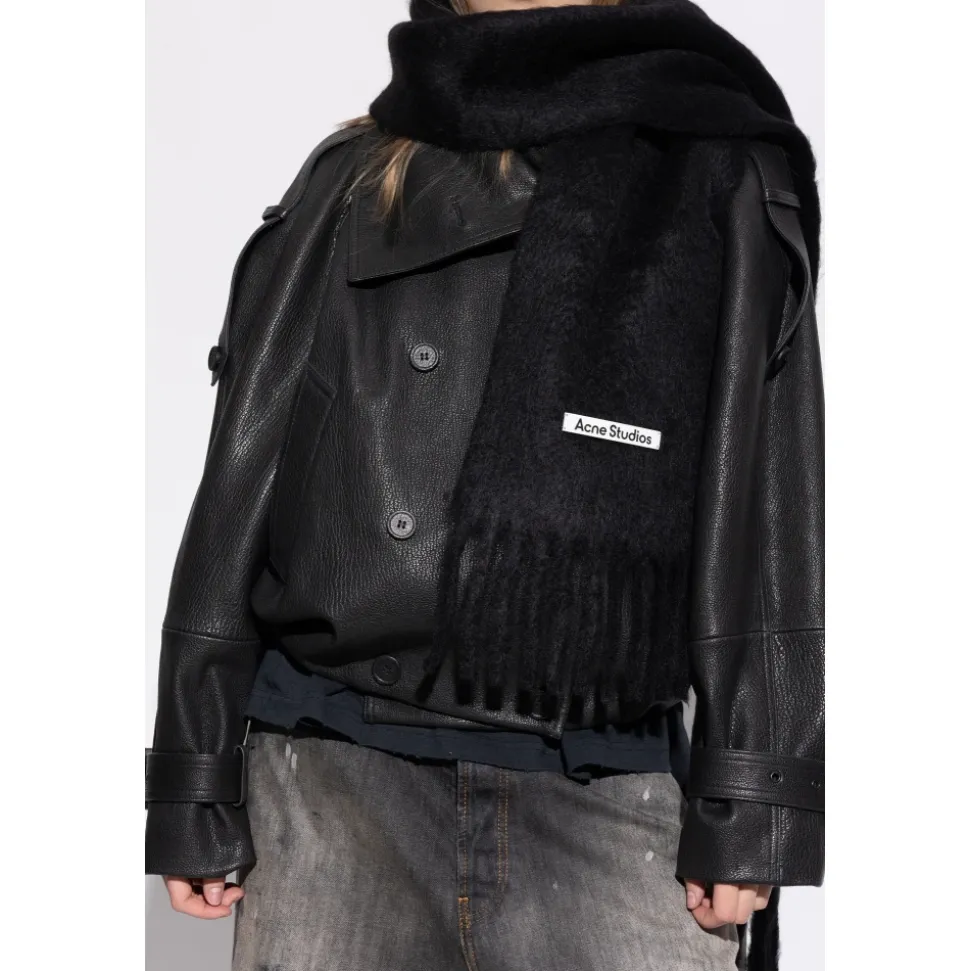Mohair Logo Scarf