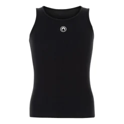 Moon Logo Ribbed Jersey Tank Top