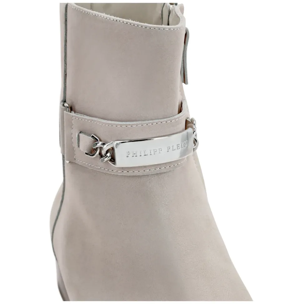 Nabuk Boots Low Flat