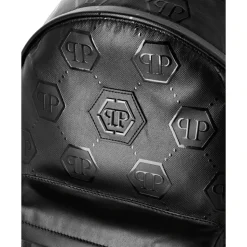 Nappa Rugzak met Reliëf Monogram
