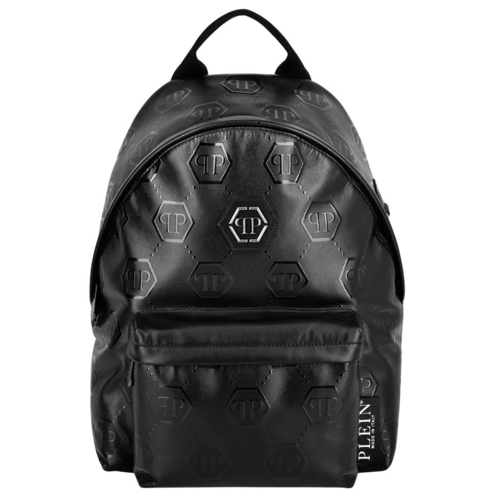 Nappa Rugzak met Reliëf Monogram
