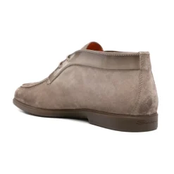 Natural Suede and Leather Desert Boot