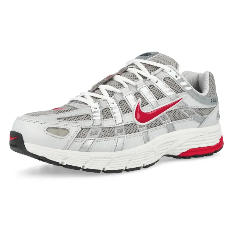 Nike - P-6000 (Grey / Fire Red)