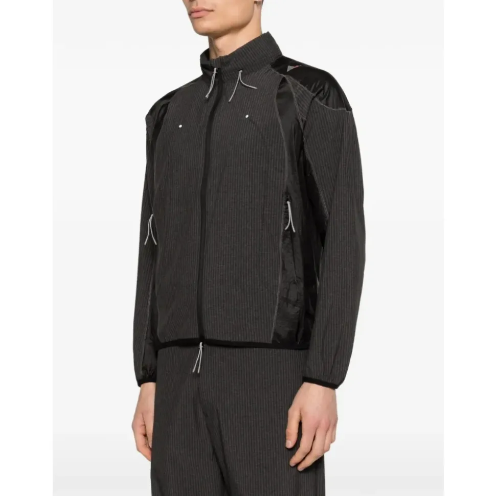 Numb Pinstriped Hood Jacket