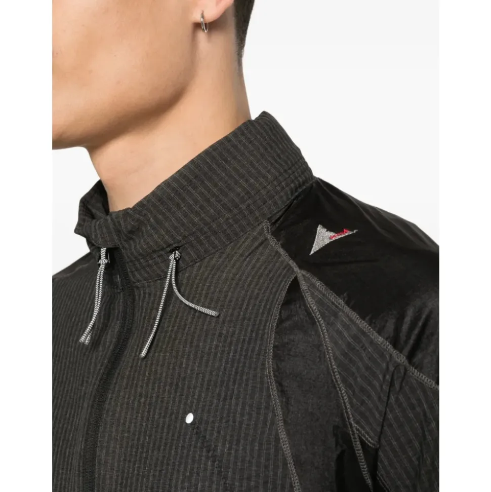 Numb Pinstriped Hood Jacket
