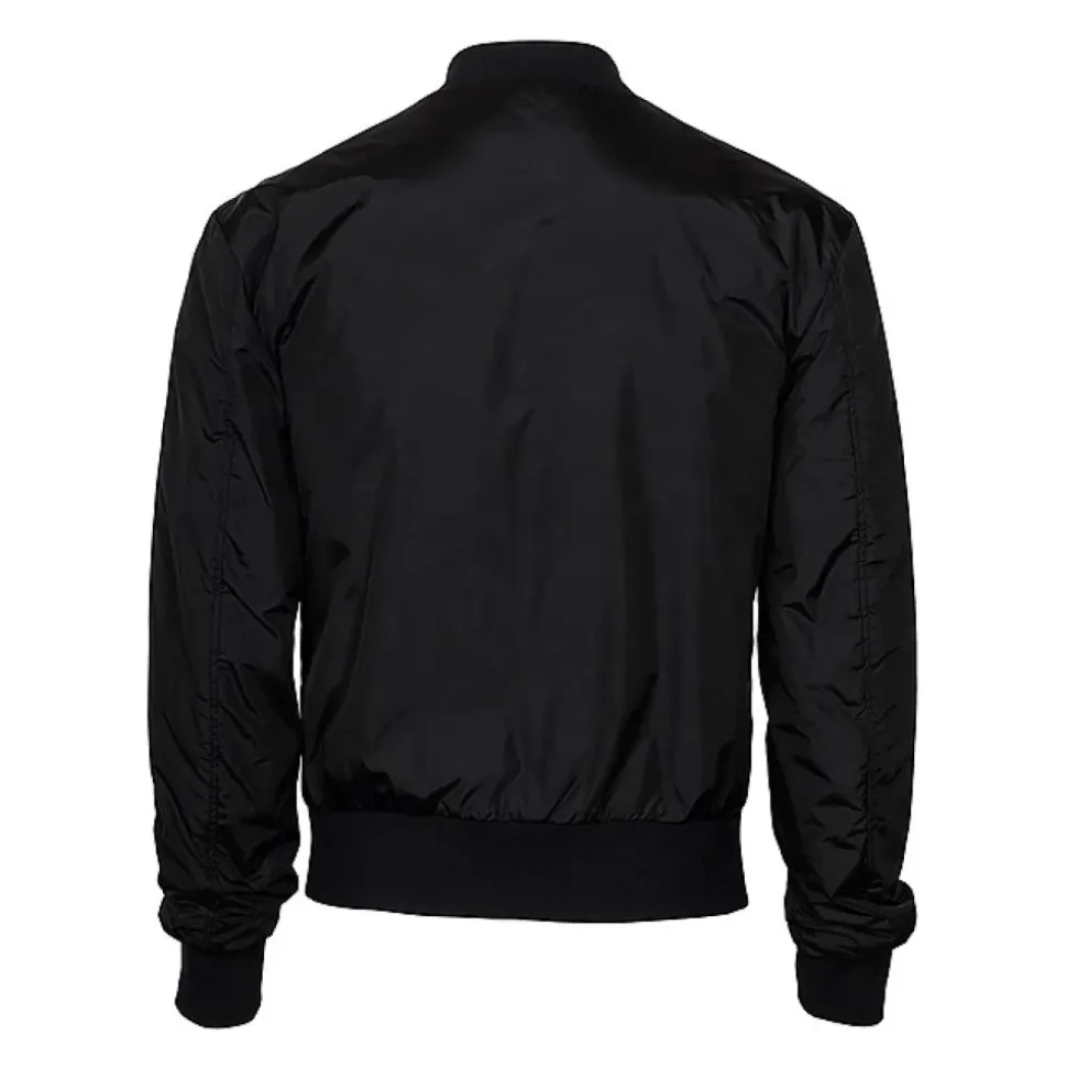 Nylon jas met merklabel