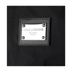 Nylon jas met merklabel