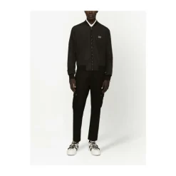 Nylon jas met merklabel