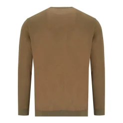 Omkeerbare Crewneck Trui Roze Bruin