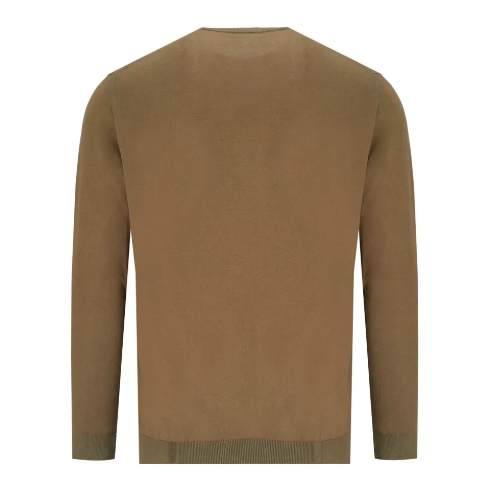 Omkeerbare Crewneck Trui Roze Bruin