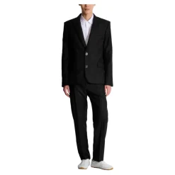 Op maat gemaakte effen wollen pantalon