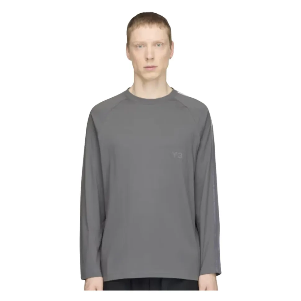 Oversized Gradient Stripes Long Sleeve Tee