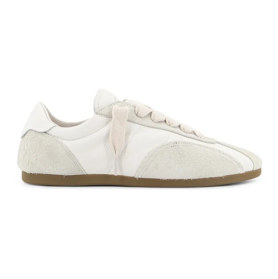 Panelled Lace-up Sneakers