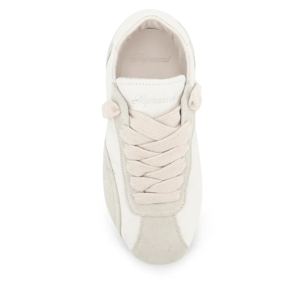 Panelled Lace-up Sneakers