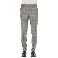Pantalone in lana principe di galles super 100's Master fit