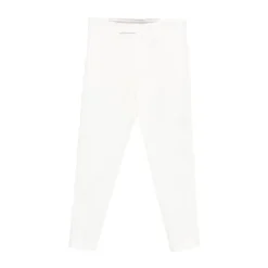 Pantalon met rechte pijpen en plooi