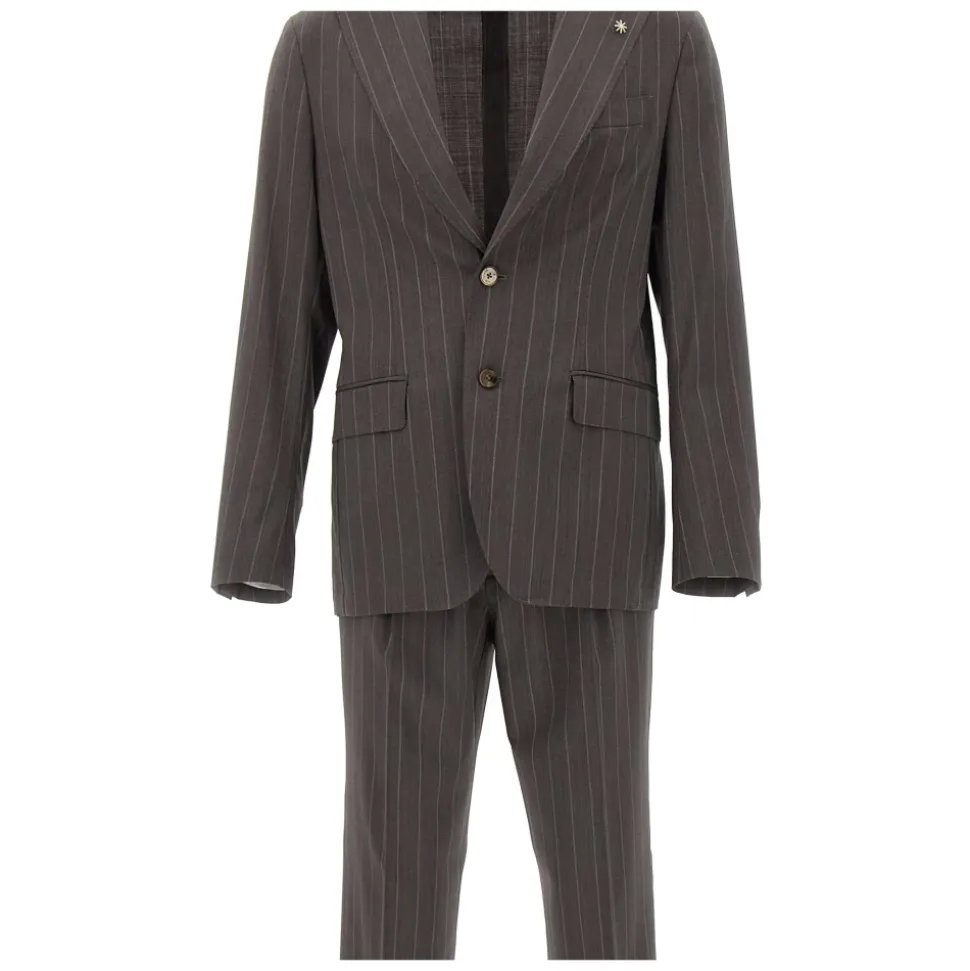 Pinstriped Suit