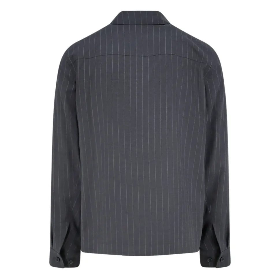 Pinstripe Zip Jacket
