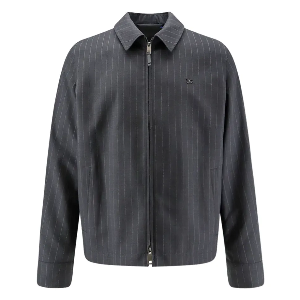 Pinstripe Zip Jacket