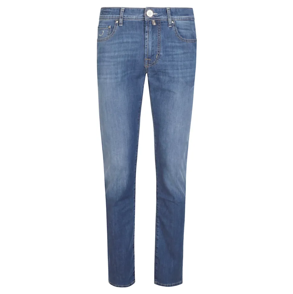 5 Pockets Slim Fit Bard Jeans