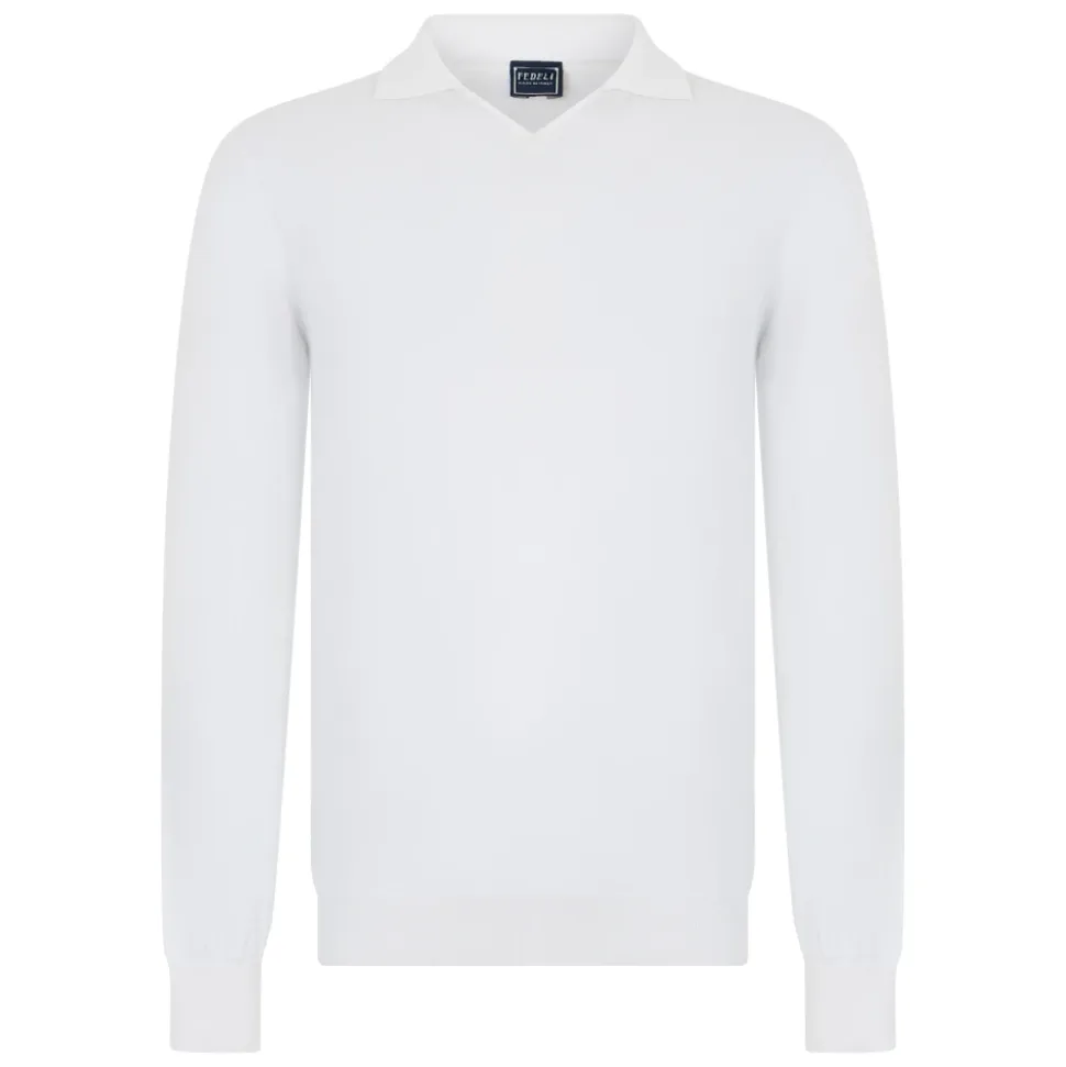 Polo met lange mouwen