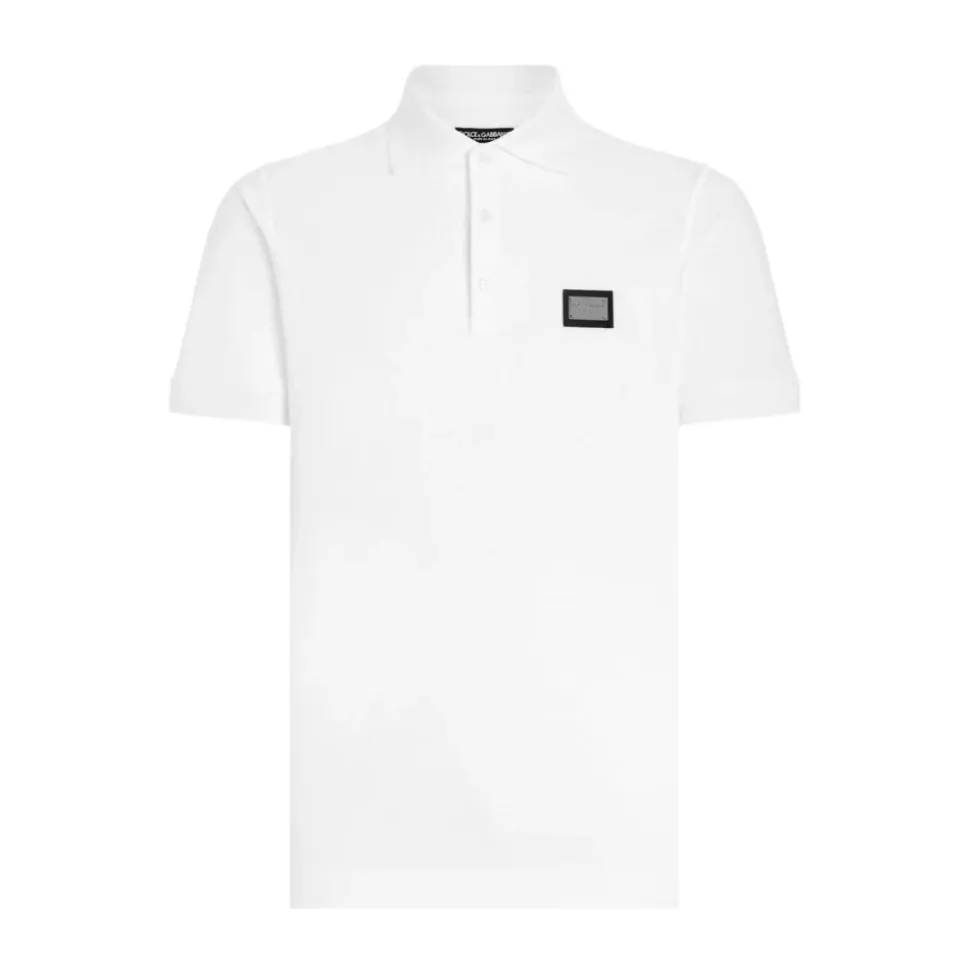 Poloshirt met merklint